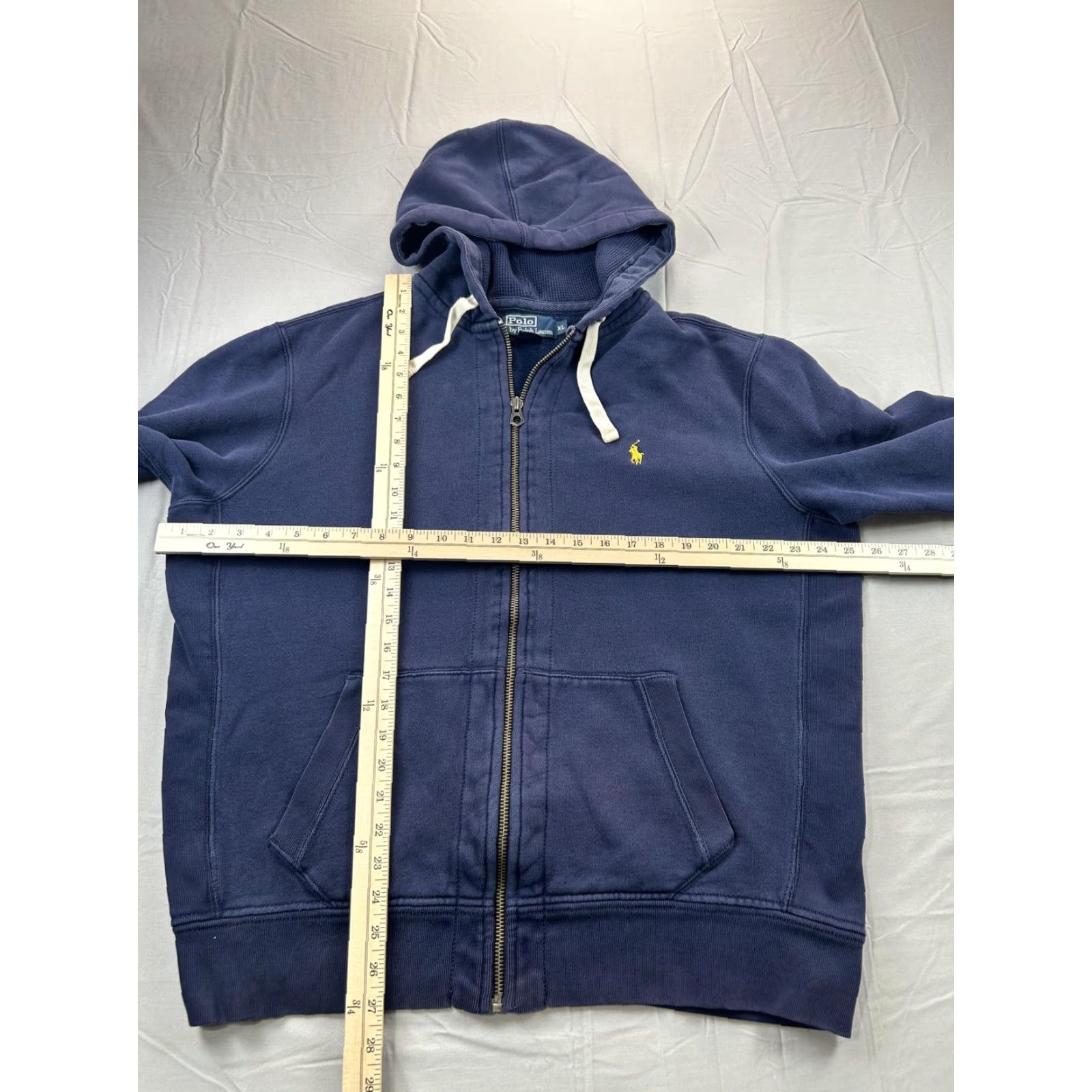 Polo Ralph Lauren Polo by Ralph Lauren Hoodie Mens XL Blue Full Zip Fleece Sweatshirt Thermal Size US XL / EU 56 / 4 - 5 Thumbnail