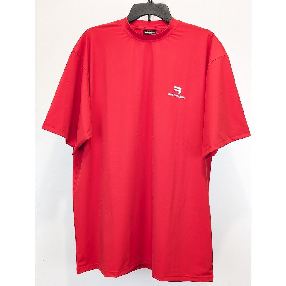 Adidas × Balenciaga o1rshd1 Swim T-Shirt in Red Size US M / EU 48-50 / 2 - 2 Thumbnail