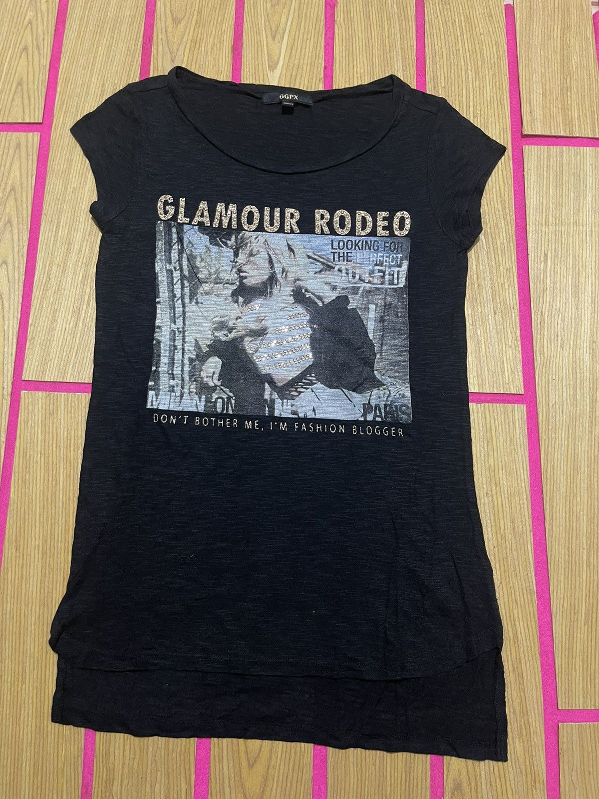 If Six Was Nine Y2K GLAMOUR RODEO short sleeve tshirt ifsix style Size M / US 6-8 / IT 42-44 - 1 Thumbnail