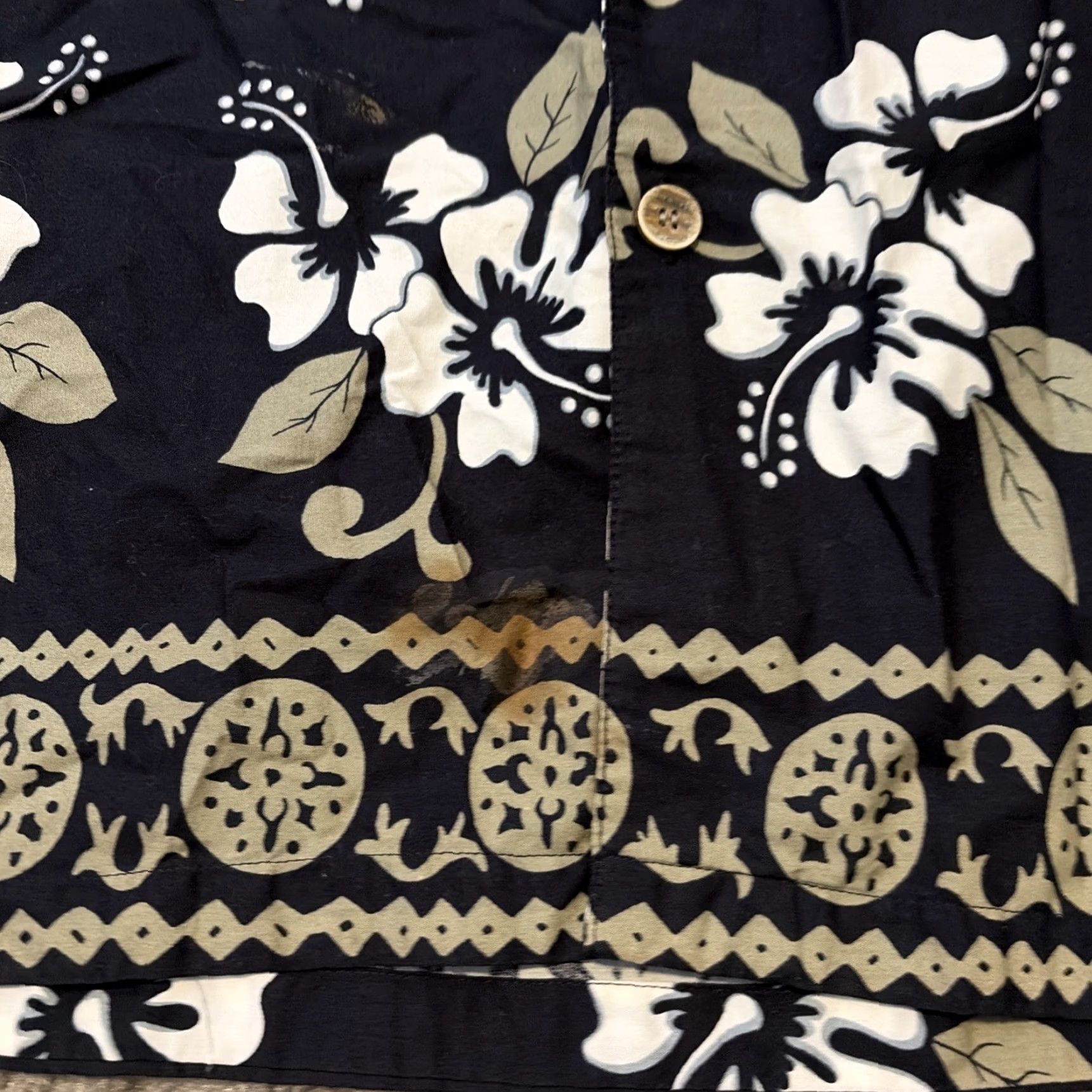 Ocean Pacific VINTAGE Ocean Pacific OP Sport Floral Button-Up Shirt M Men Blue Hawaiian Short Sleeve Size US M / EU 48-50 / 2 - 5 Thumbnail