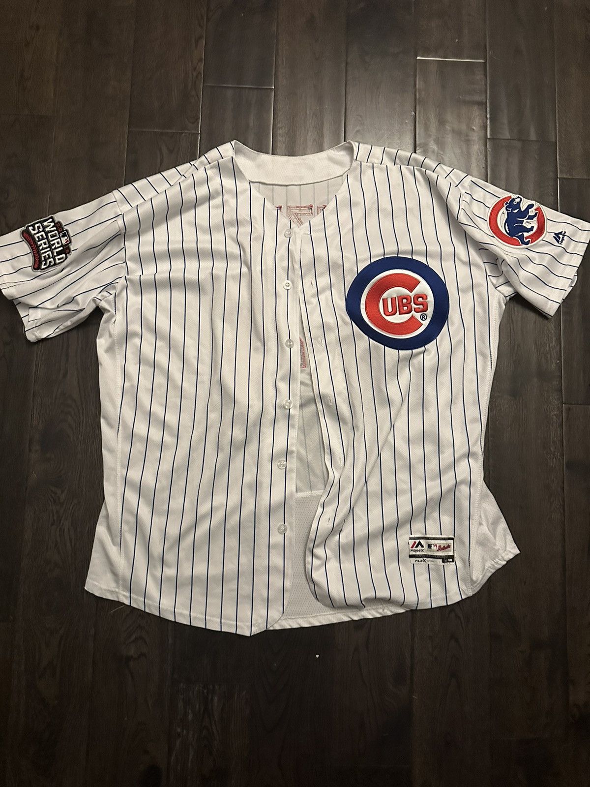 MLB × Majestic Cubs white jersey #44 Rizzo Size US XL / EU 56 / 4 - 1 Thumbnail