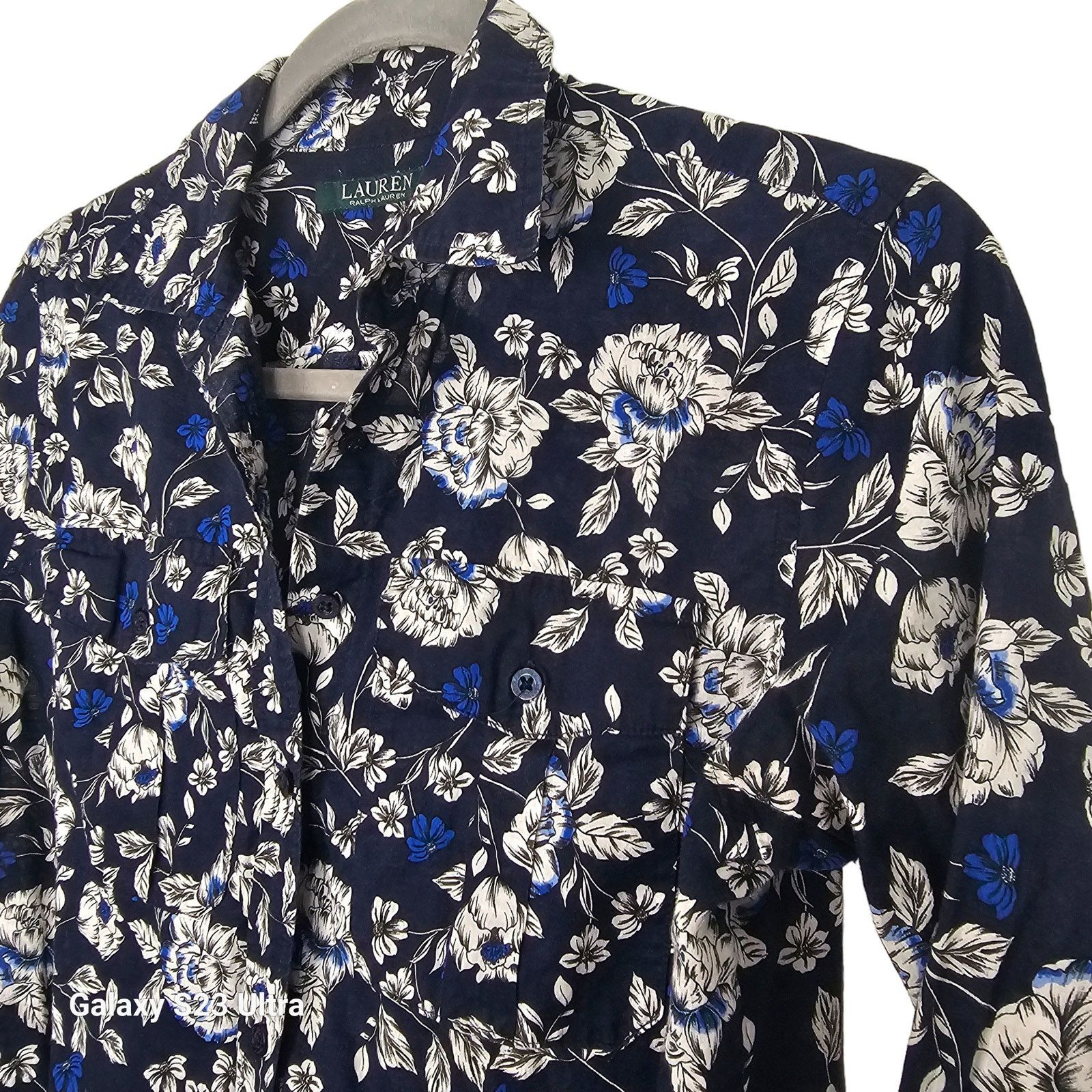 Lauren Ralph Lauren Lauren Ralph Lauren Womens Floral Top Size S Classic Preppy Size S / US 4 / IT 40 - 2 Thumbnail