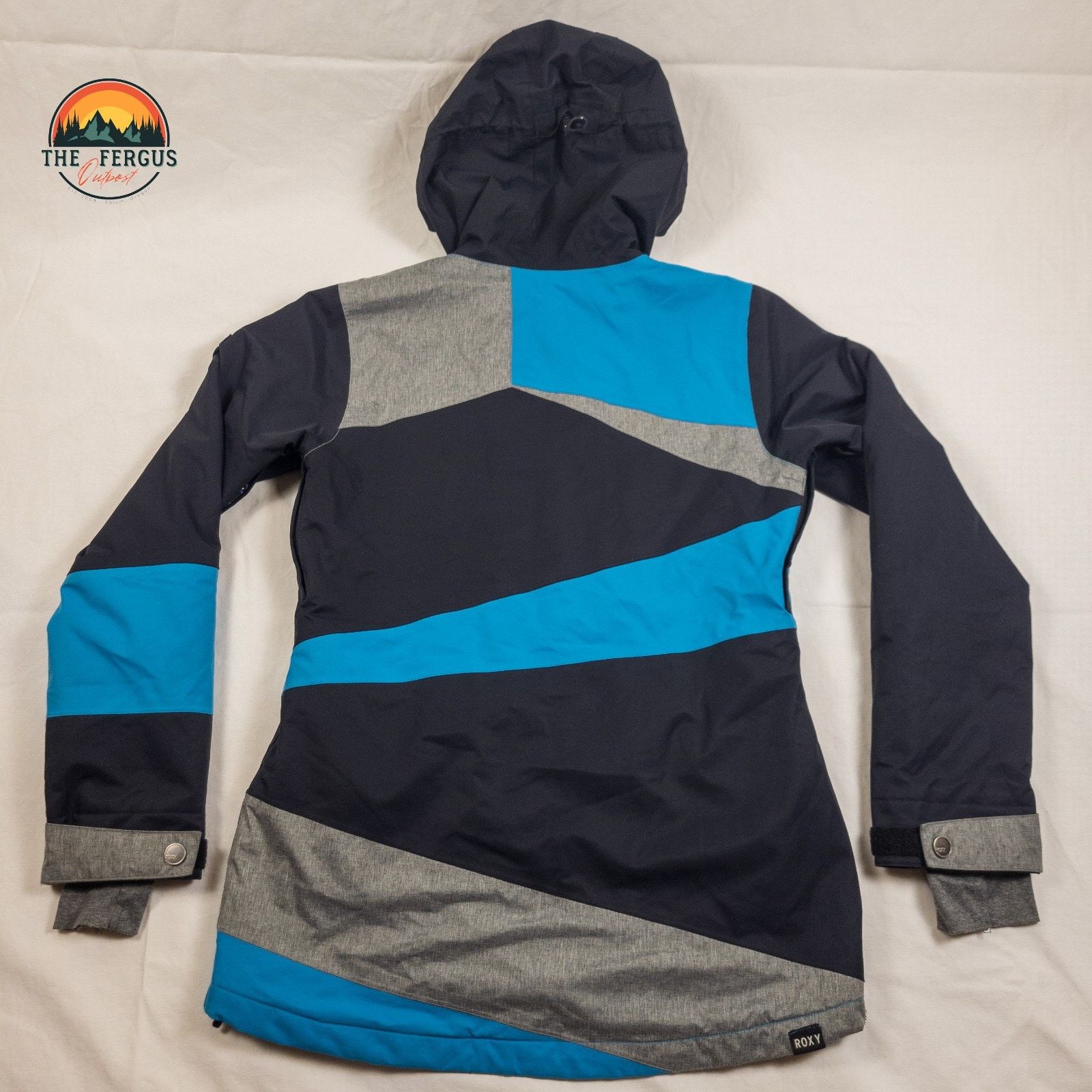 Other Roxy Ski Jacket Long Slim Fit Snowboard Blue Black Sz Small Size S / US 4 / IT 40 - 2 Thumbnail