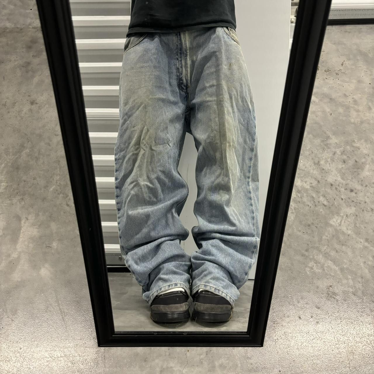 Levi's × Vintage Crazy Vintage Y2K/2000s Baggy Levi’s Light Wash Distressed Denim Jeans! Size US 36 / EU 52 - 1 Thumbnail