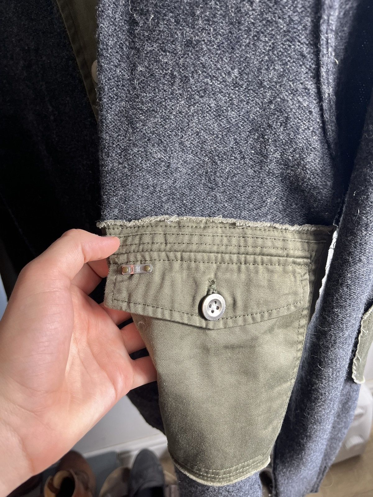 Diesel DIESEL WOOL MILITARY SWEATER ZIP UP Size US L / EU 52-54 / 3 - 4 Thumbnail