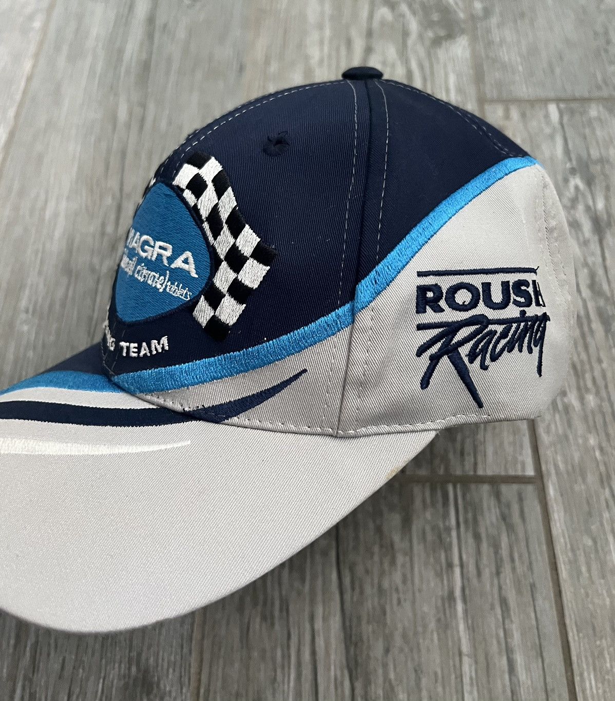 NASCAR × Vintage 1990s Viagra Racing Embroidered Rare Vintage Nascar Team Hat Size ONE SIZE - 6 Thumbnail