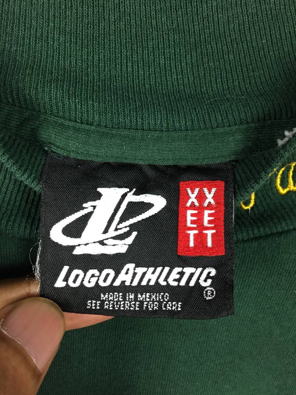 Logo Athletic Vtg Logo Athletic Green Bay Packers Mock Neck Longsleeve Tee Size US XXL / EU 58 / 5 - 14 Thumbnail