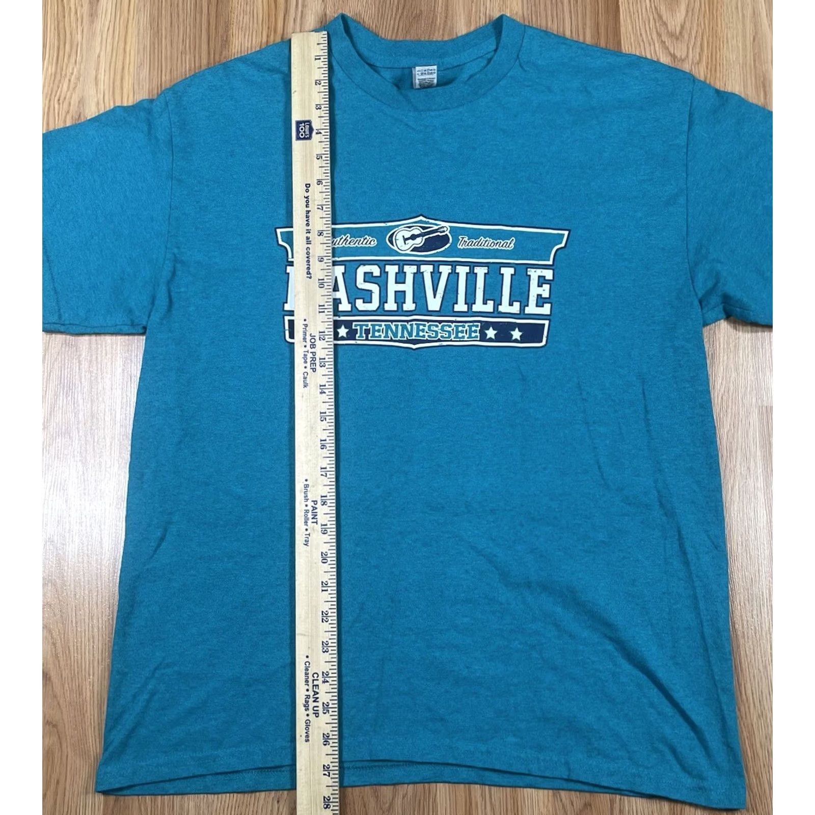 Gildan Gildan T-Shirt Adults L Large Heavy Cotton Blend Nashville Tennessee Blue Size US L / EU 52-54 / 3 - 3 Thumbnail