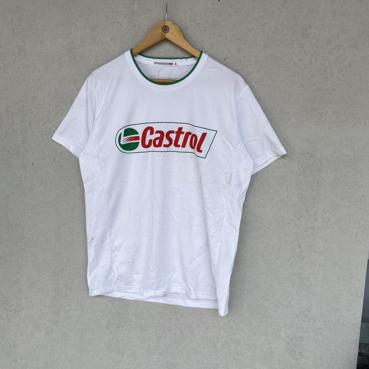 Other Vintage UNIQLO White Castrol T-shirt Size XL Size US XL / EU 56 / 4 - 2 Thumbnail