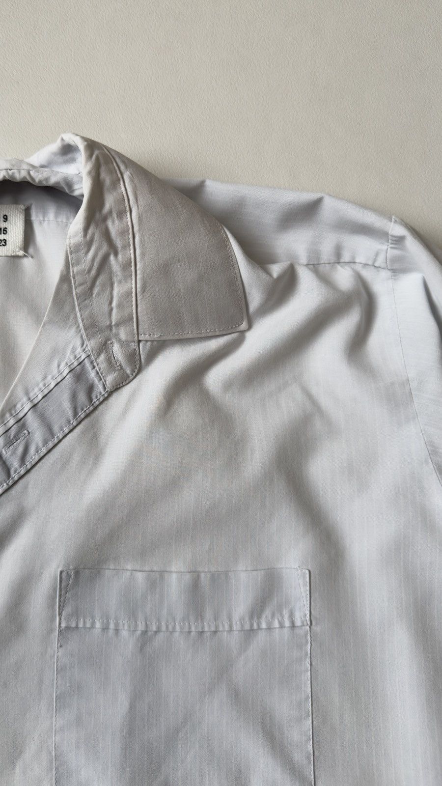 Maison Margiela S/S 1999 Artisanal ⓪ ‘Flat’ Shirt Size US L / EU 52-54 / 3 - 8 Thumbnail
