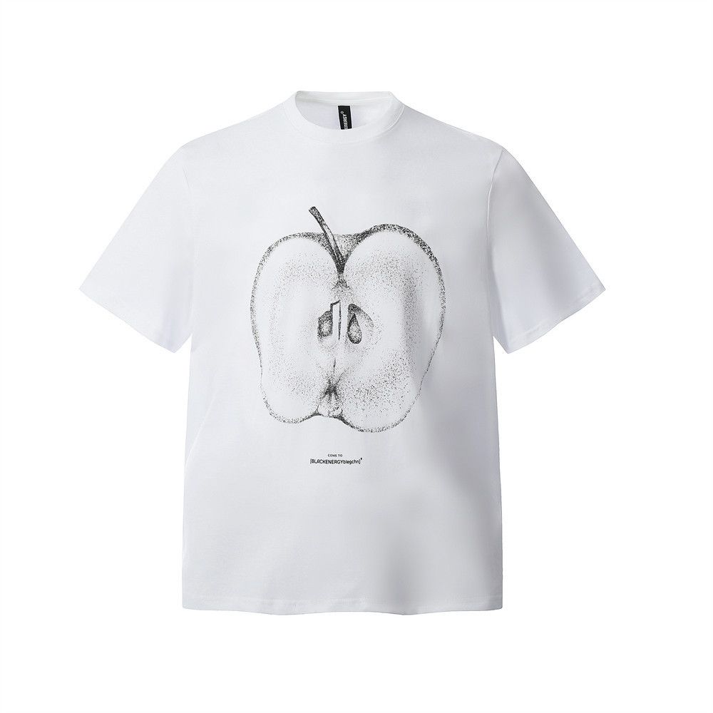 Japanese Brand × Vintage Men's casual simple street creative apple print T-shirt Size US M / EU 48-50 / 2 - 1 Thumbnail
