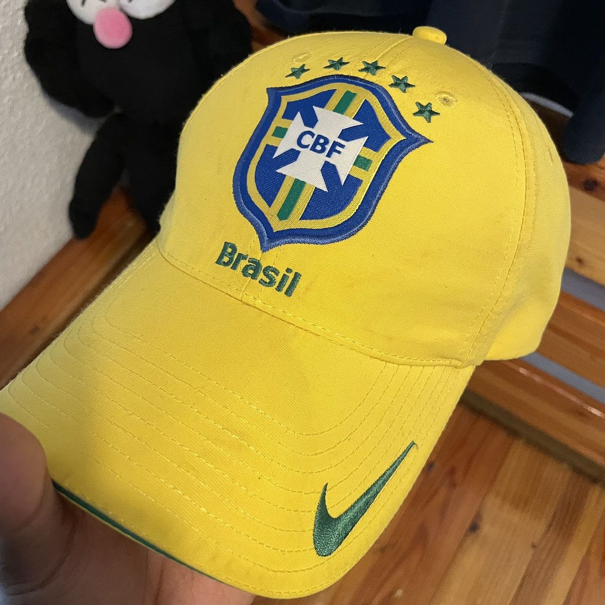 Nike × Vintage Y2K Vintage Nike Brazil Cap Size ONE SIZE - 2 Thumbnail