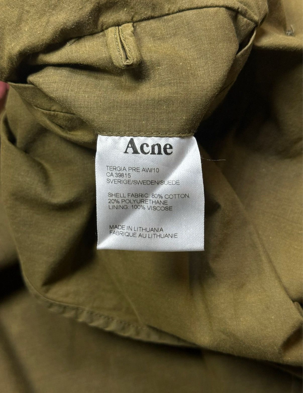 Acne Studios Coat Acne Tergia Coat Pre AW/10 trencz japan style Size L / US 10 / IT 46 - 2 Thumbnail