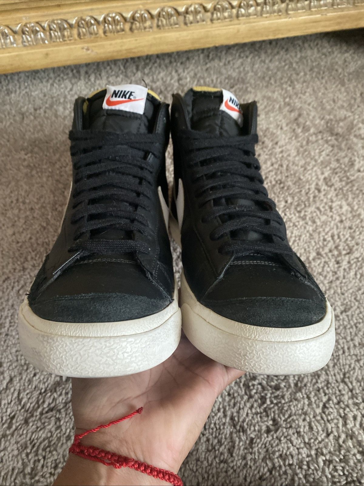 Nike Nike Blazer 77 Mid black vintage leather size 10.5 Size US 10.5 / EU 43-44 - 9 Thumbnail