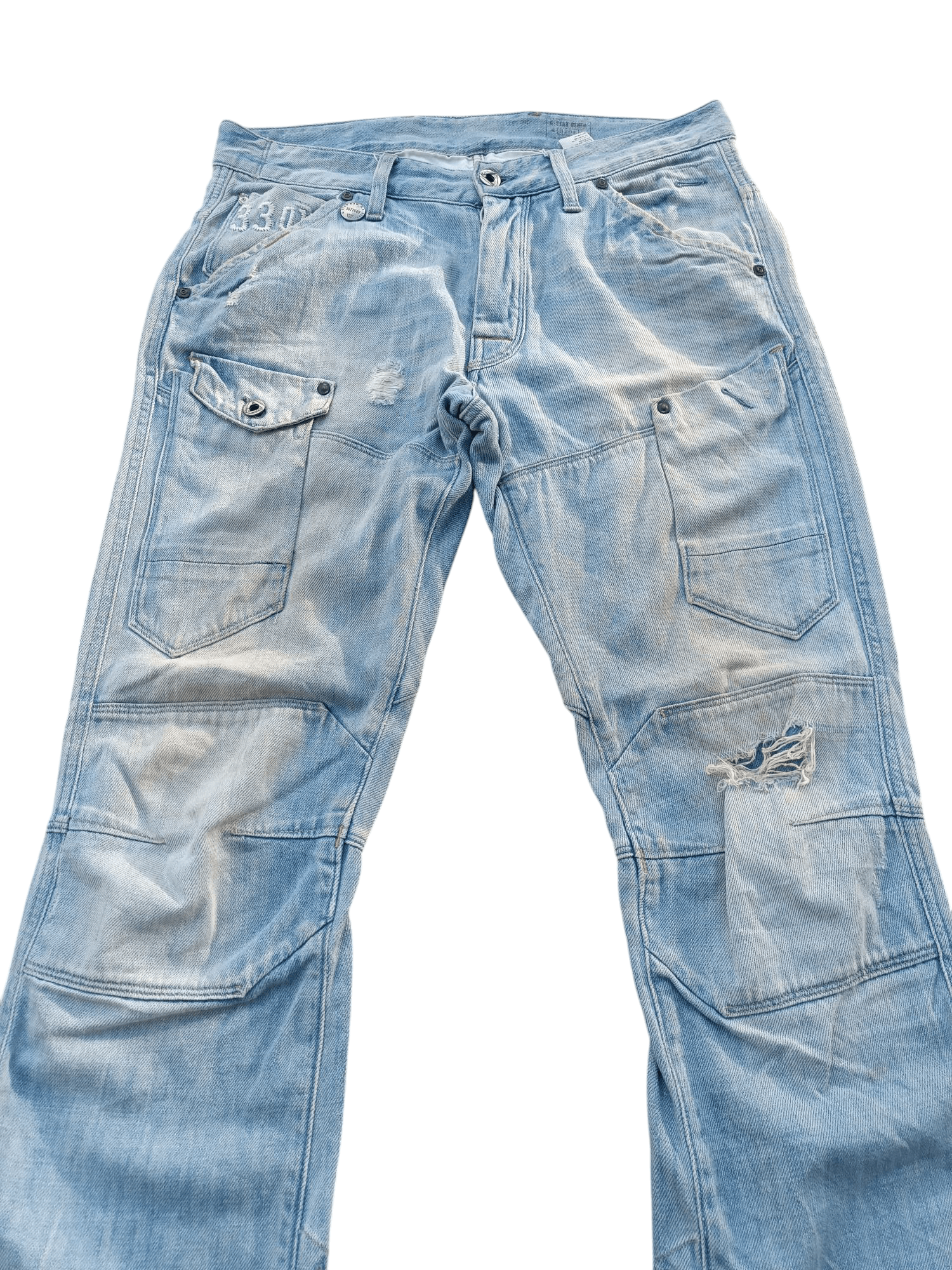 G-Star RARE 🔥 G Star Raw Denim 6 Pocket Distressed Denim E219 Size US 34 / EU 50 - 2 Thumbnail