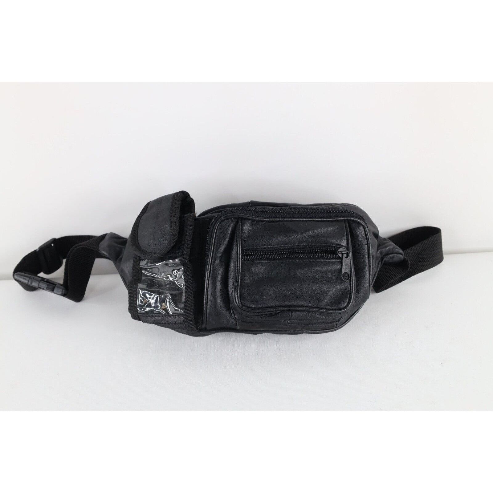 Vintage Vintage 90s Streetwear Leather Festival Fanny Pack Size ONE SIZE - 1 Thumbnail