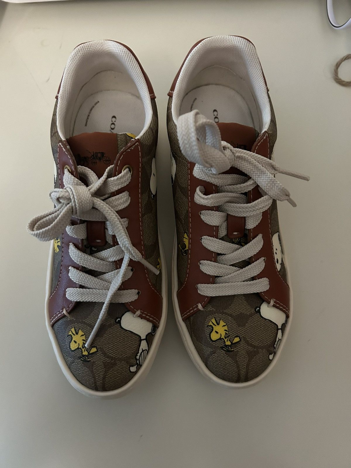 Coach Coach x Peanuts Snoopy CE860 Women’s Signature Shoe NO BOX Size US 5 / IT 35 - 1 Thumbnail