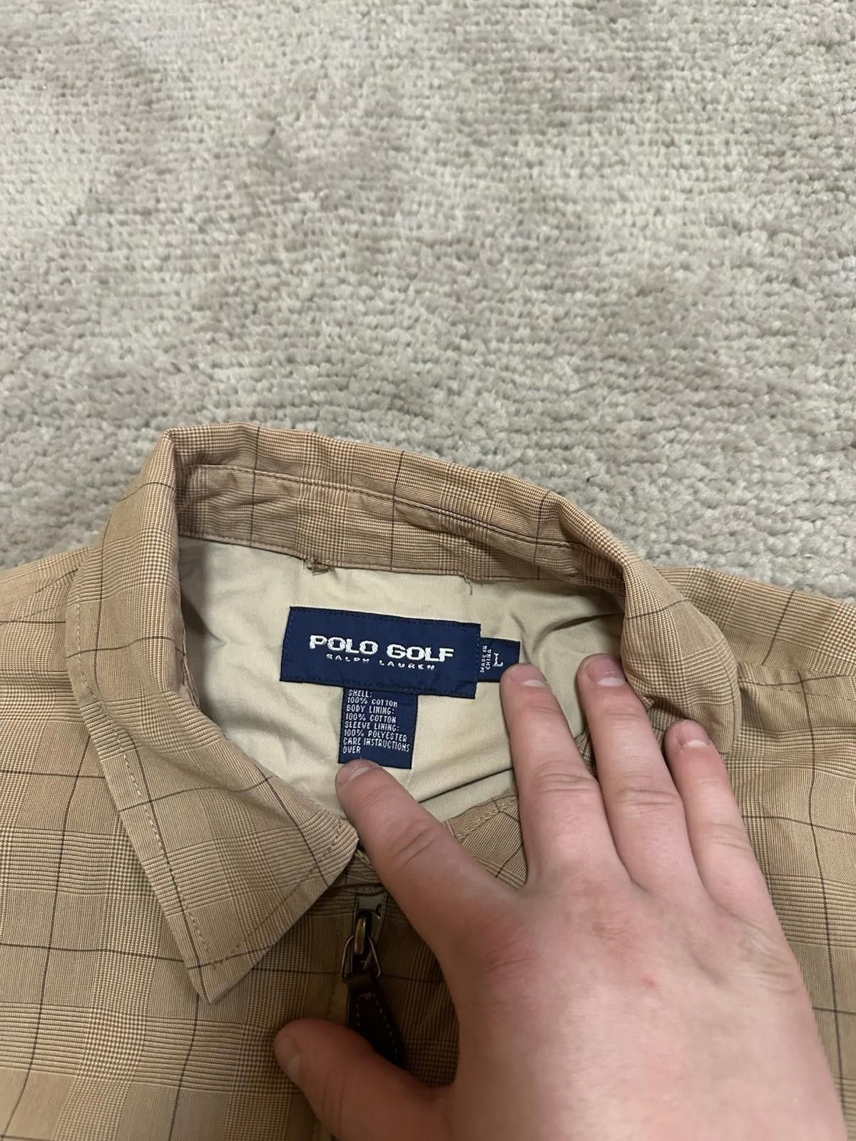 Polo Ralph Lauren Vintage Polo Ralph Lauren Gold Bomber Sz L Size US L / EU 52-54 / 3 - 6 Thumbnail