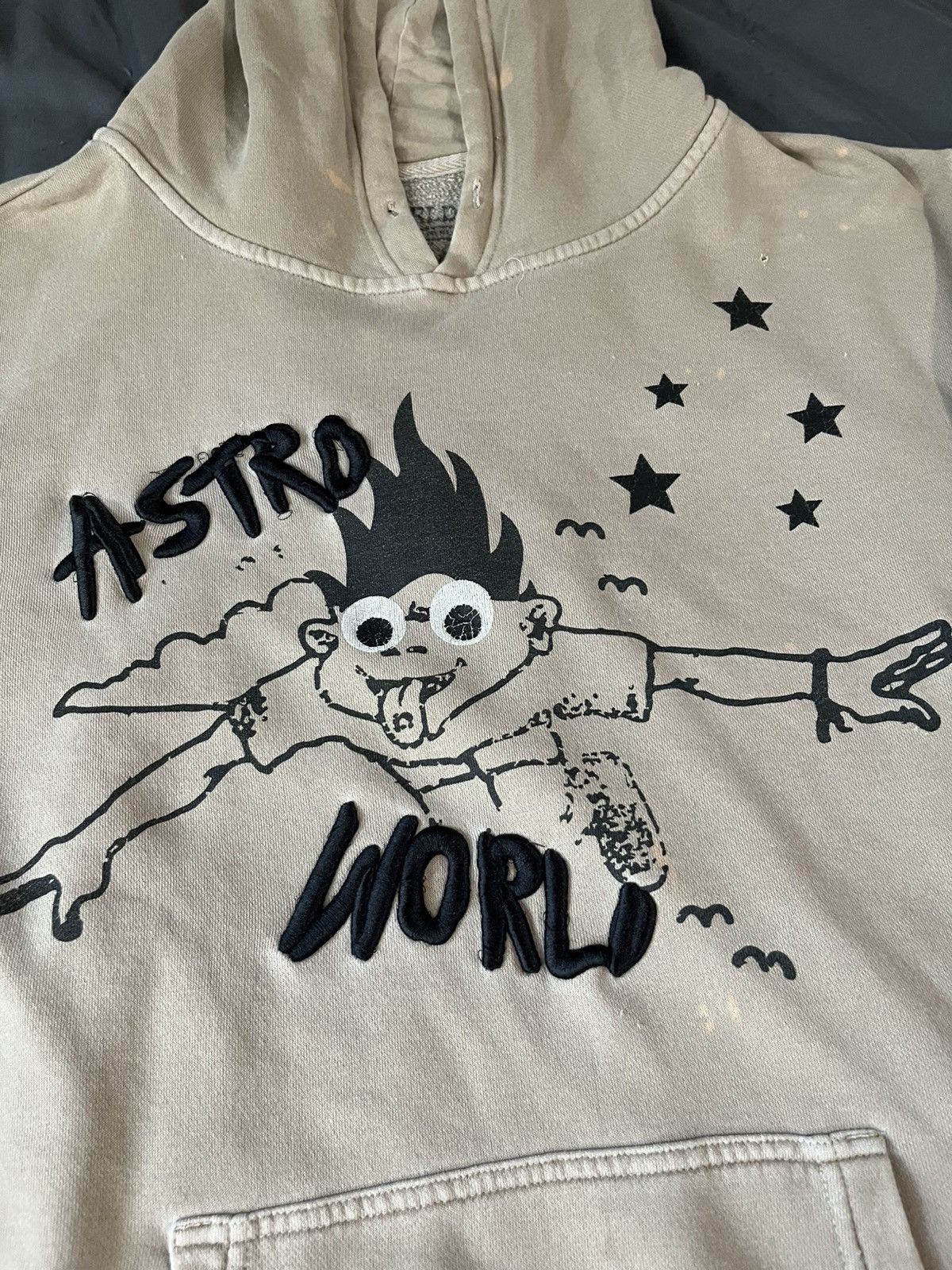 Travis Scott Travis Scott Astroworld Look Mom I Can Fly Hoodie Tan Size US L / EU 52-54 / 3 - 8 Thumbnail