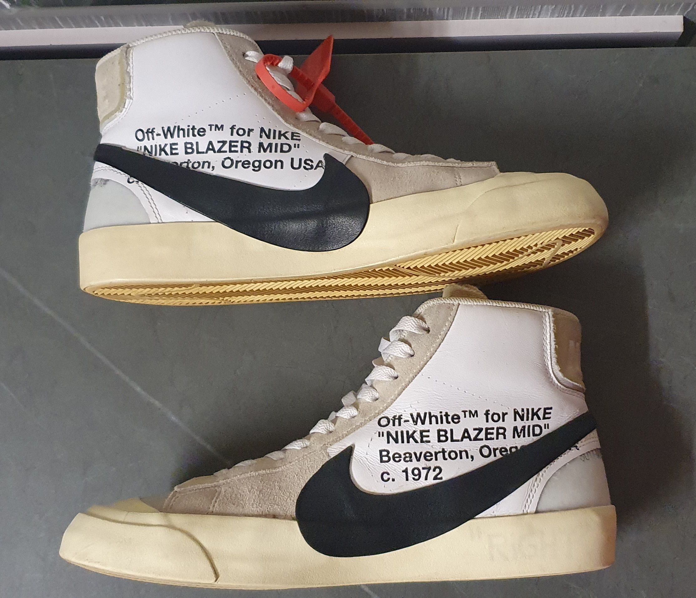 Nike × Off-White Nike Blazer Mid Off-White The Ten Size US 9.5 / EU 42-43 - 1 Thumbnail