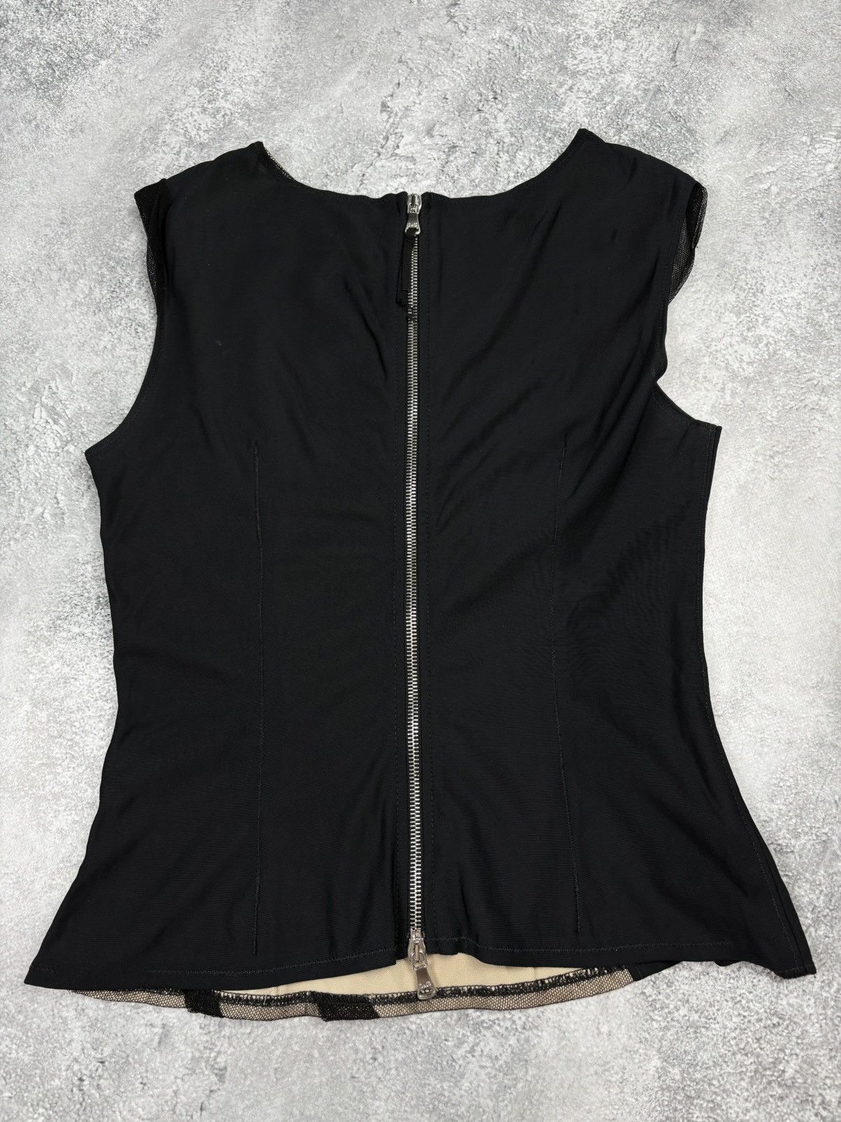 Designer × Dolce & Gabbana Dolce Gabbana Corset Top Mesh Size 42 Size M / US 6-8 / IT 42-44 - 2 Thumbnail