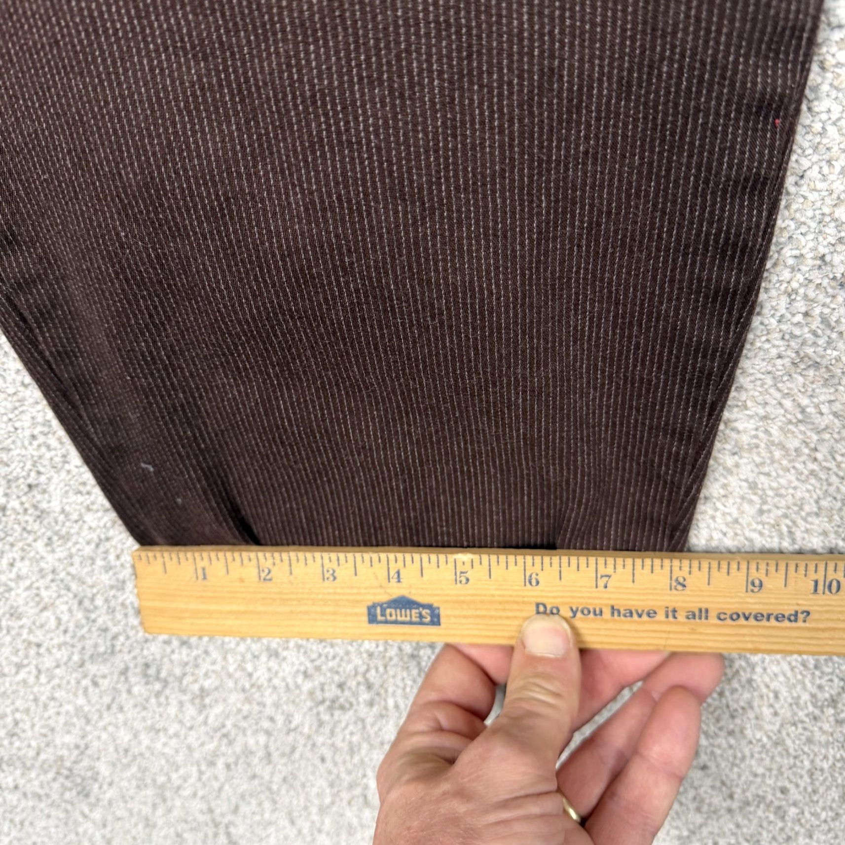 Vintage Just My Size Dress Pants Womens 3X Brown Pinstripe Stretch Dark Academia Size 40" / US 18 - 3 Thumbnail