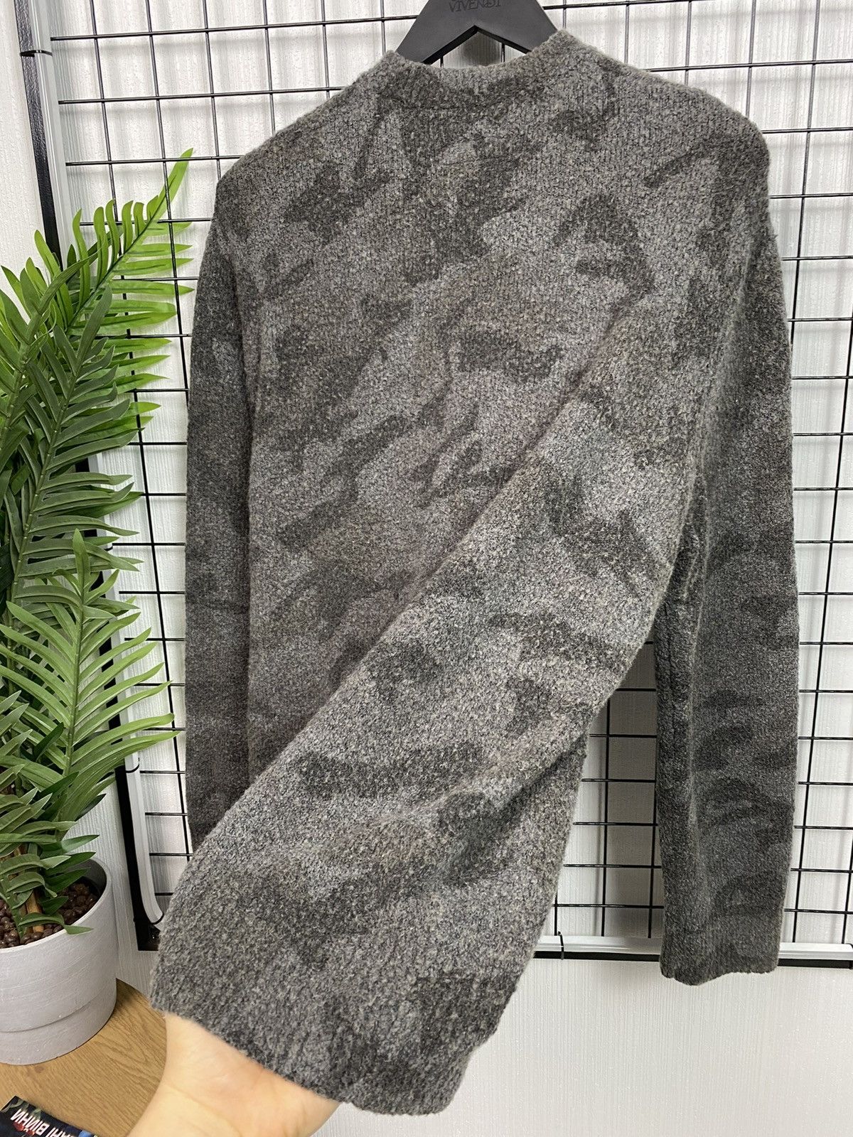 Allsaints × Designer AllSaints Camo sweater mohair men M size y2k Avant-garde Size US M / EU 48-50 / 2 - 20 Thumbnail