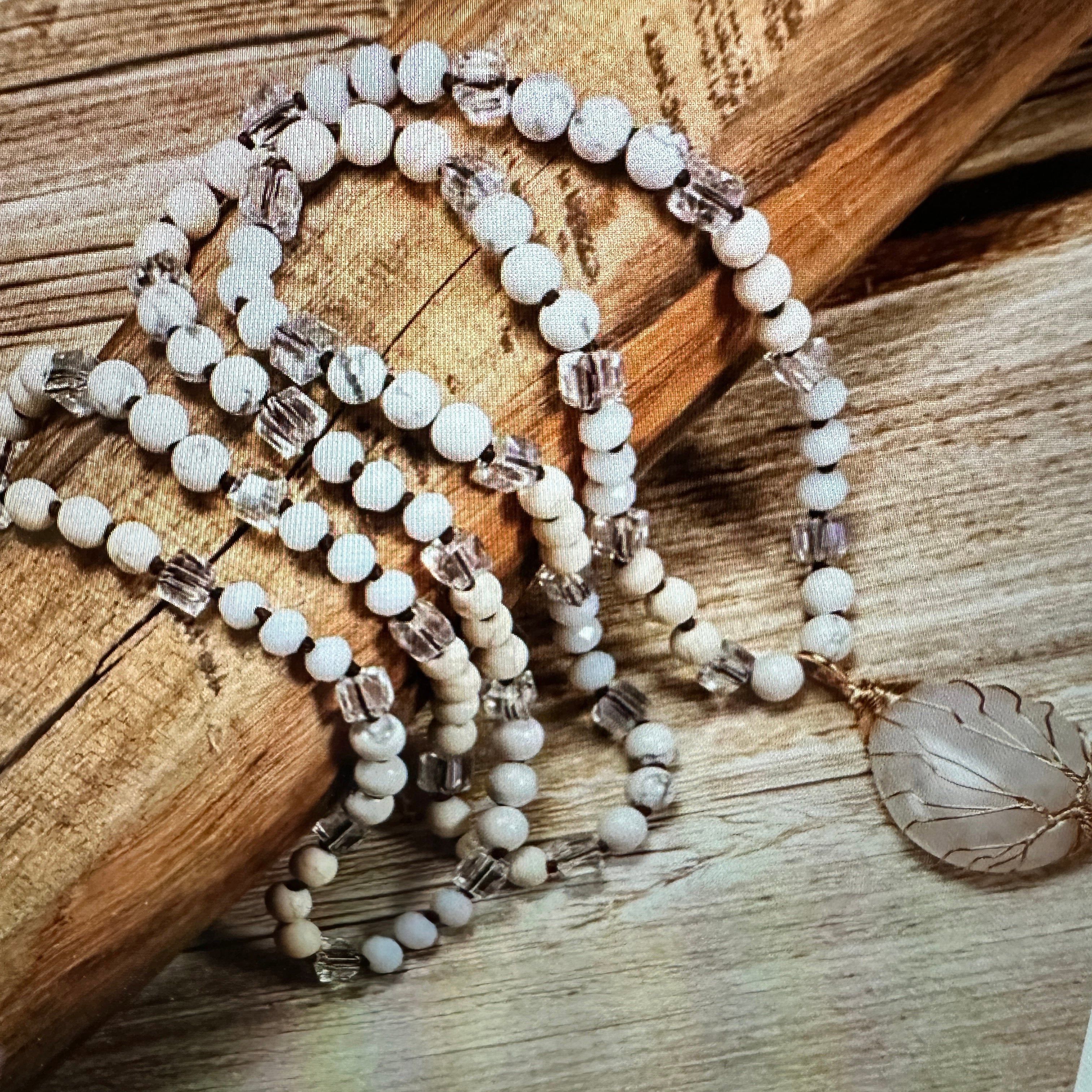 Other Bohemian Natural Stone Beads Pendant Necklace , Family Tree Size ONE SIZE - 1 Thumbnail