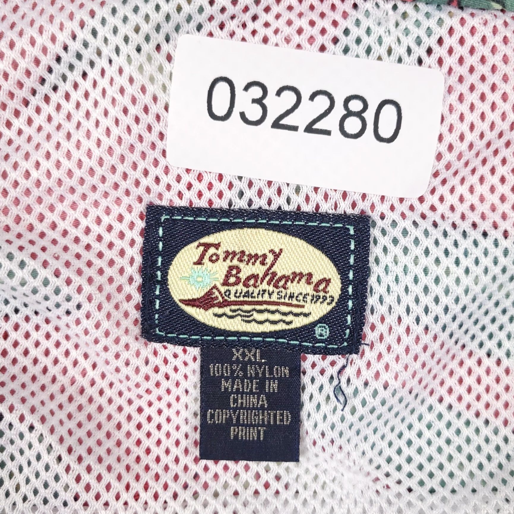 Tommy Bahama Tommy Bahama Shorts Mens 2XL Pink Tropical Beach Board Swim Trunks (Nylon/Polyester) Vintage No Size US 39 - 7 Thumbnail