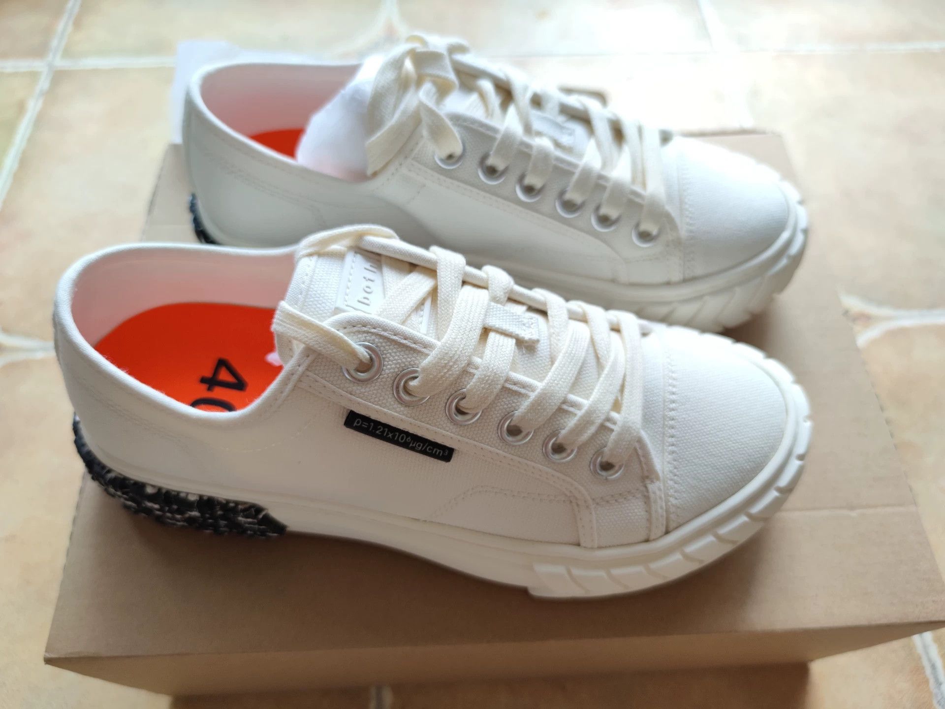 Paris Texas Stylish Elevating Canvas Shoes for Women Size US 7 / EU 40 - 1 Thumbnail