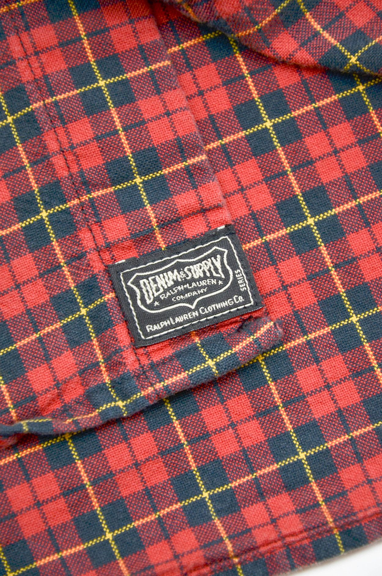 Denim & Supply Ralph Lauren Denim & Supply Ralph Lauren Red Plaid Flannel Shirt XL Size US XL / EU 56 / 4 - 5 Thumbnail