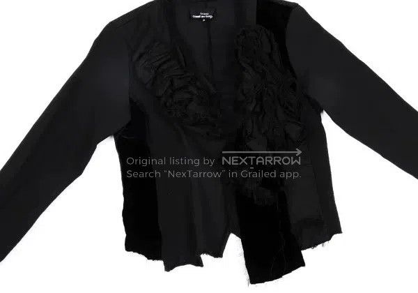 Comme des Garcons Comme des Garcons Black Retro Floral Cardigan Size S / US 4 / IT 40 - 5 Thumbnail