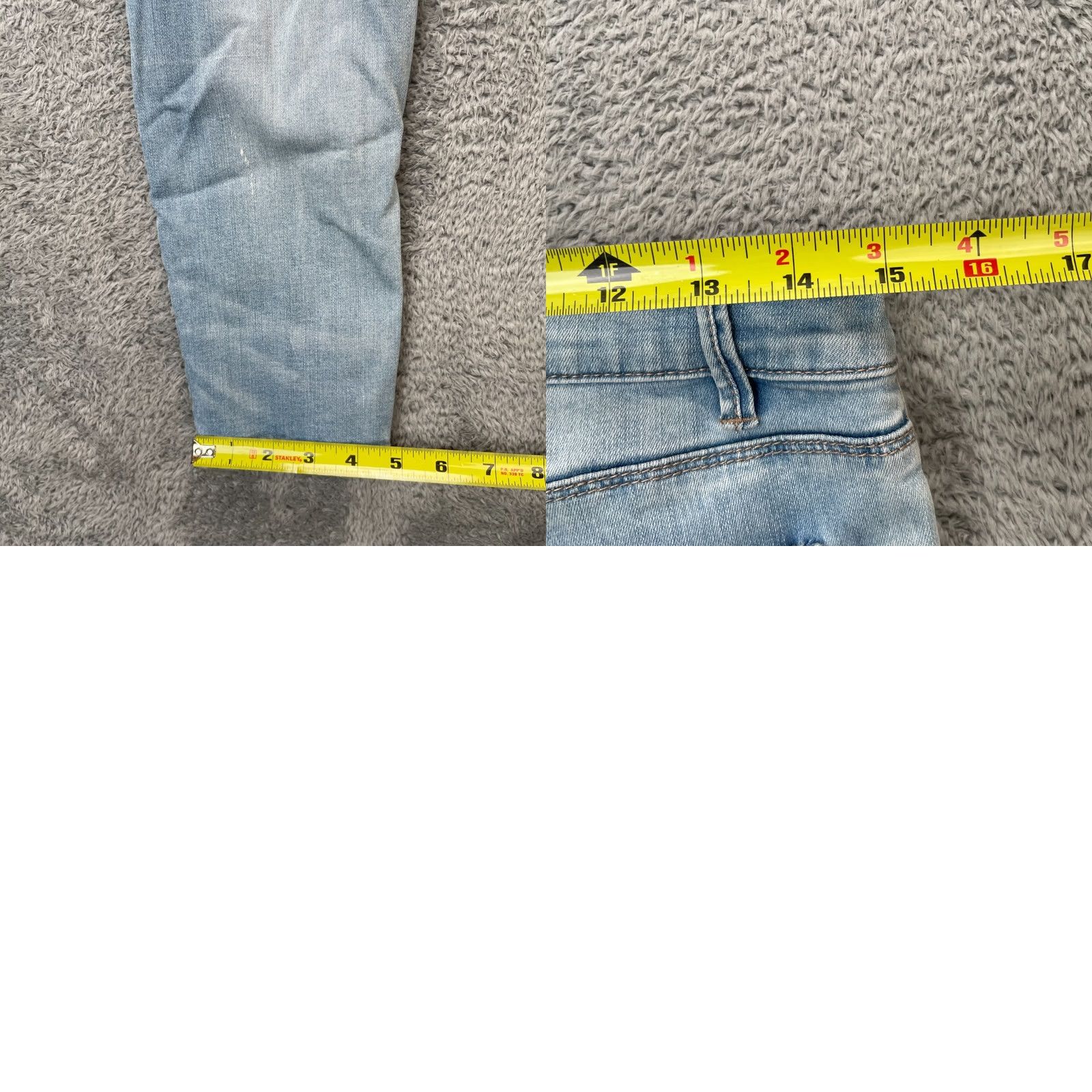White House Black Market White House Black Market Jeans Womens 8 Blue The Skimmer Skinny Ankle Zip Pant Jeans Size 30" / US 8 / IT 44 - 9 Thumbnail