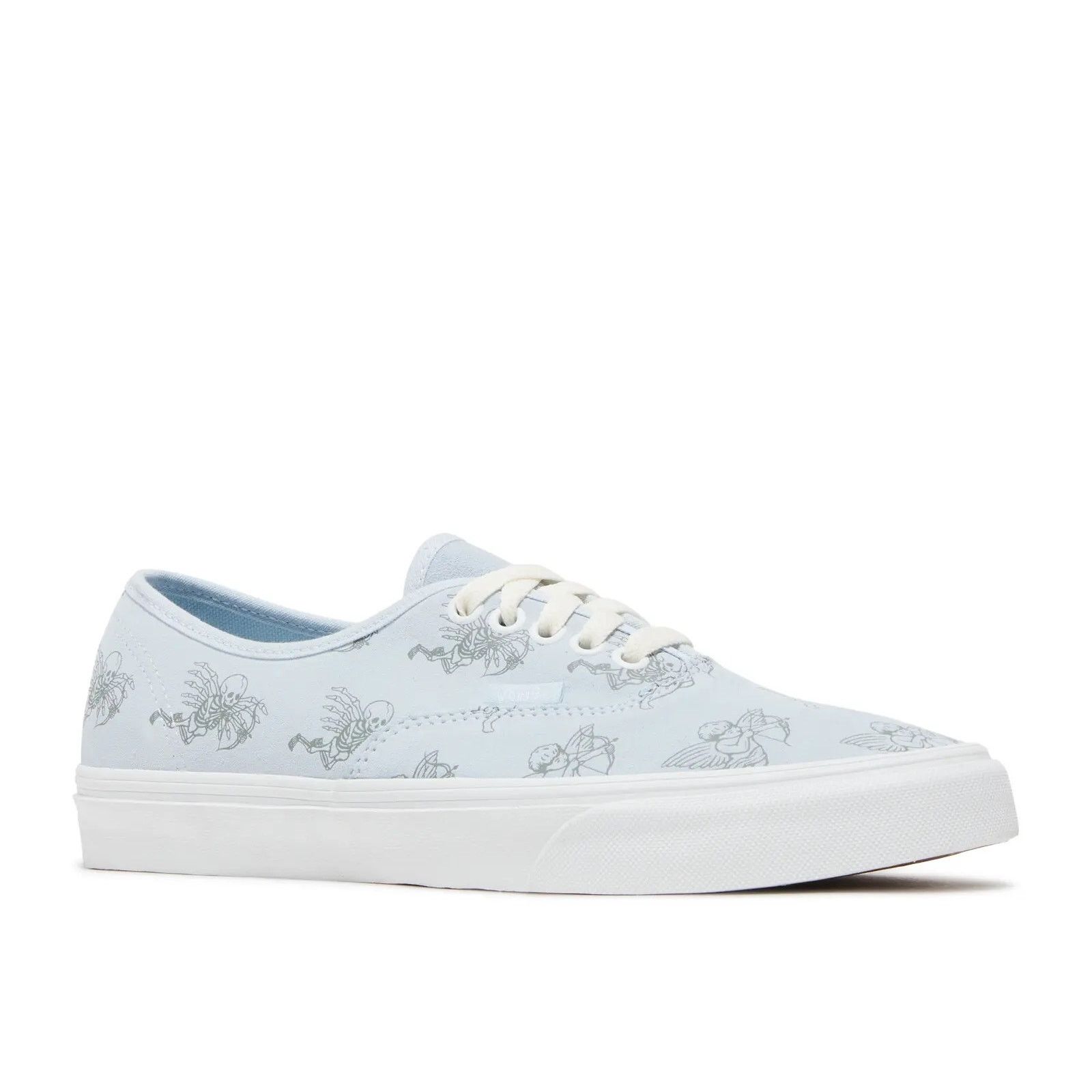 VANS MEN'S 10 RARE LOVE YOU TO DEATH OG SKATE SHOES BLUE