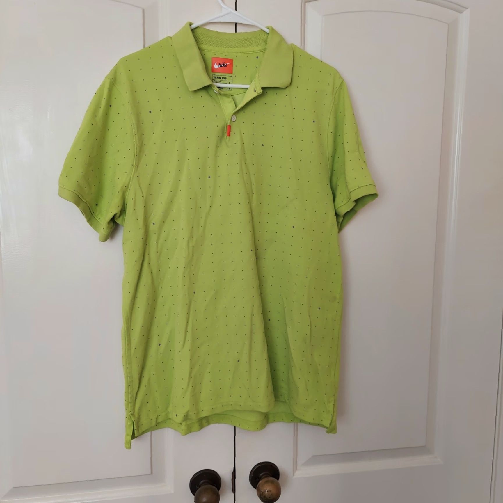 Nike Nike Polo Golf Shirt Men L Green Polo Shirt Nike Golf Shirt Mens L Green Size US L / EU 52-54 / 3 - 2 Thumbnail