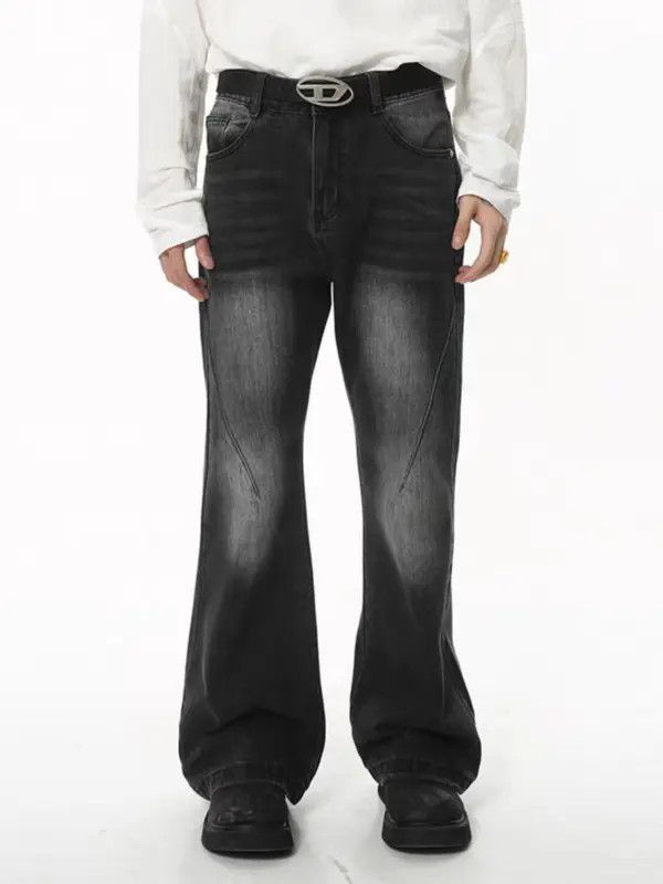 VIBE Vintage vibe style washed and whitened micro denim jeans Size US 30 / EU 46 - 1 Thumbnail