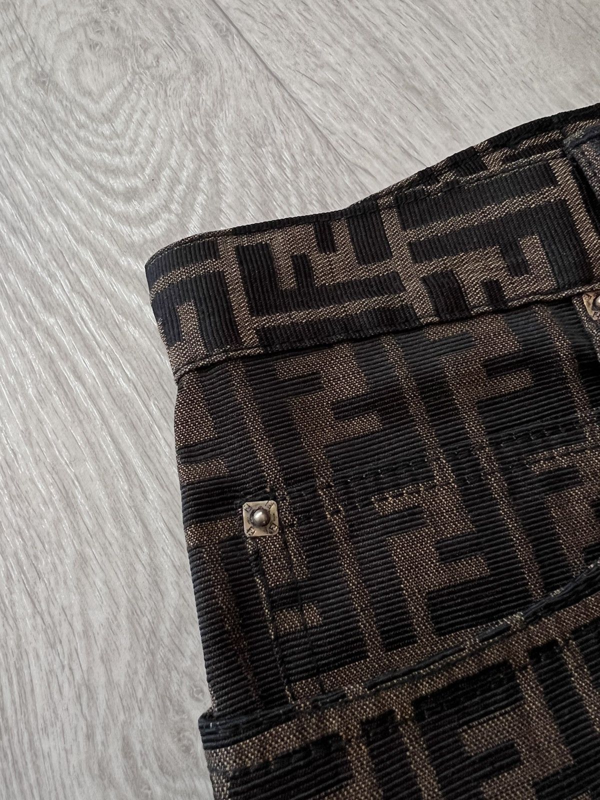 Fendi Vintage Fendi Zucca Monogram Pants 90s Size 29" - 5 Thumbnail
