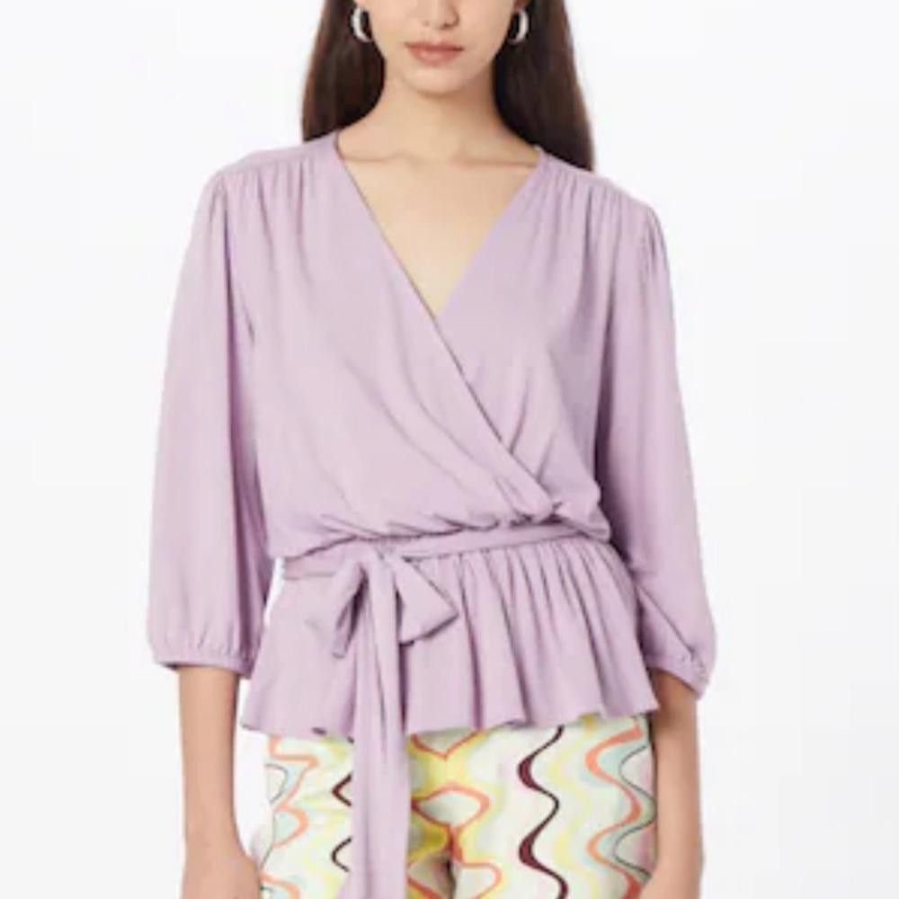 Polo Ralph Lauren Ralph Lauren l NWT Shianeta Blouse in Lavender Small Size S / US 4 / IT 40 - 1 Thumbnail