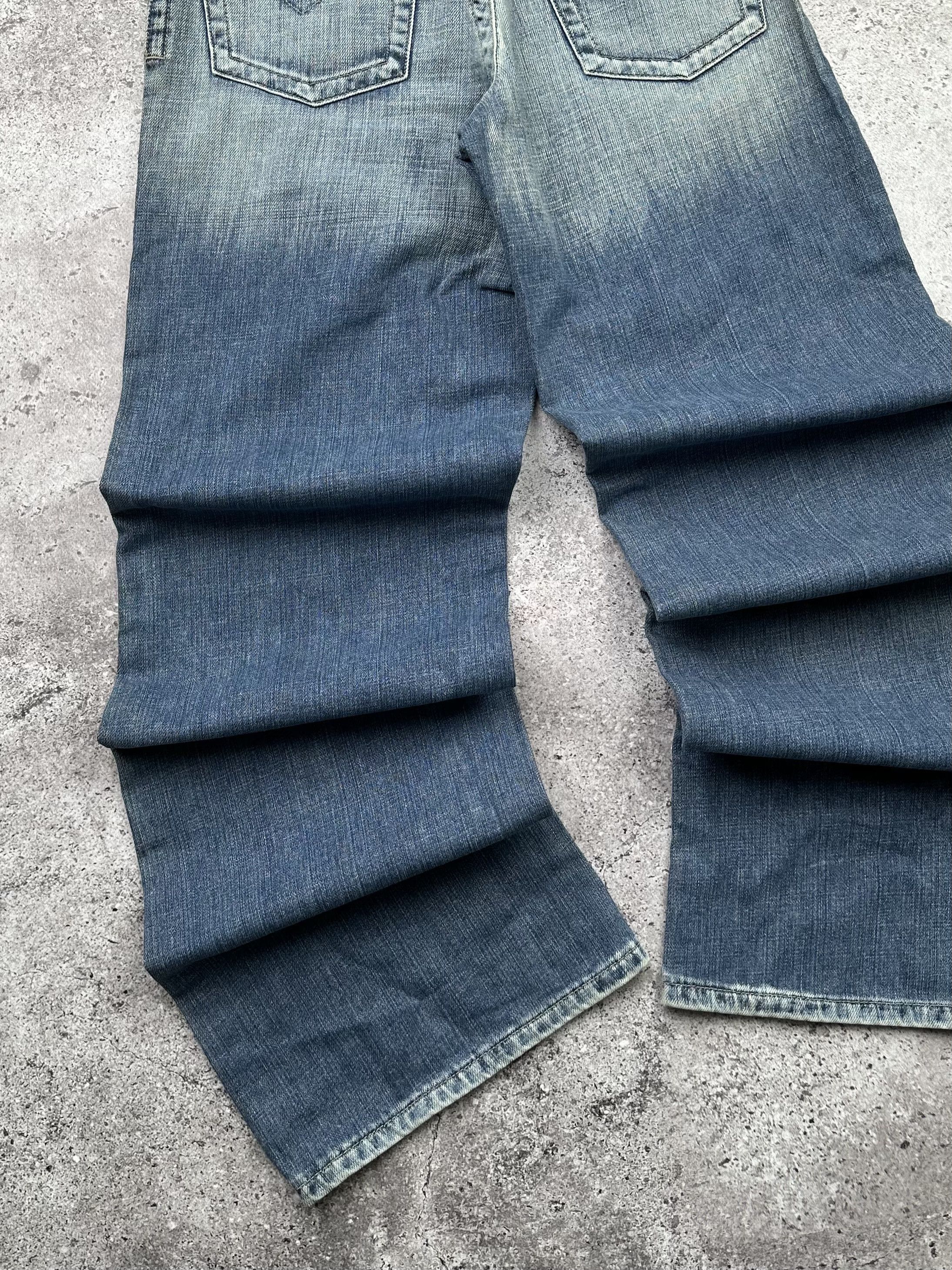 Japanese Brand Vintage Wide Jeans C474(V125) Size 25" / US 0 / IT 36 - 7 Thumbnail