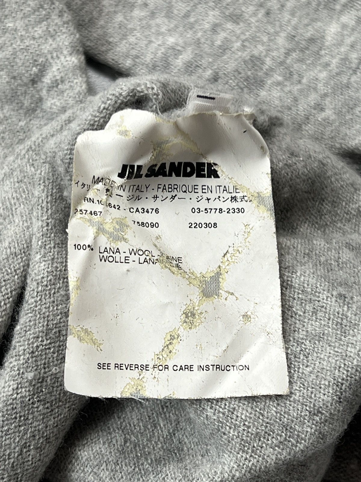 Jil Sander Jil Sander Turtleneck Wool Sweater (Y0450) Size M / US 6-8 / IT 42-44 - 9 Thumbnail