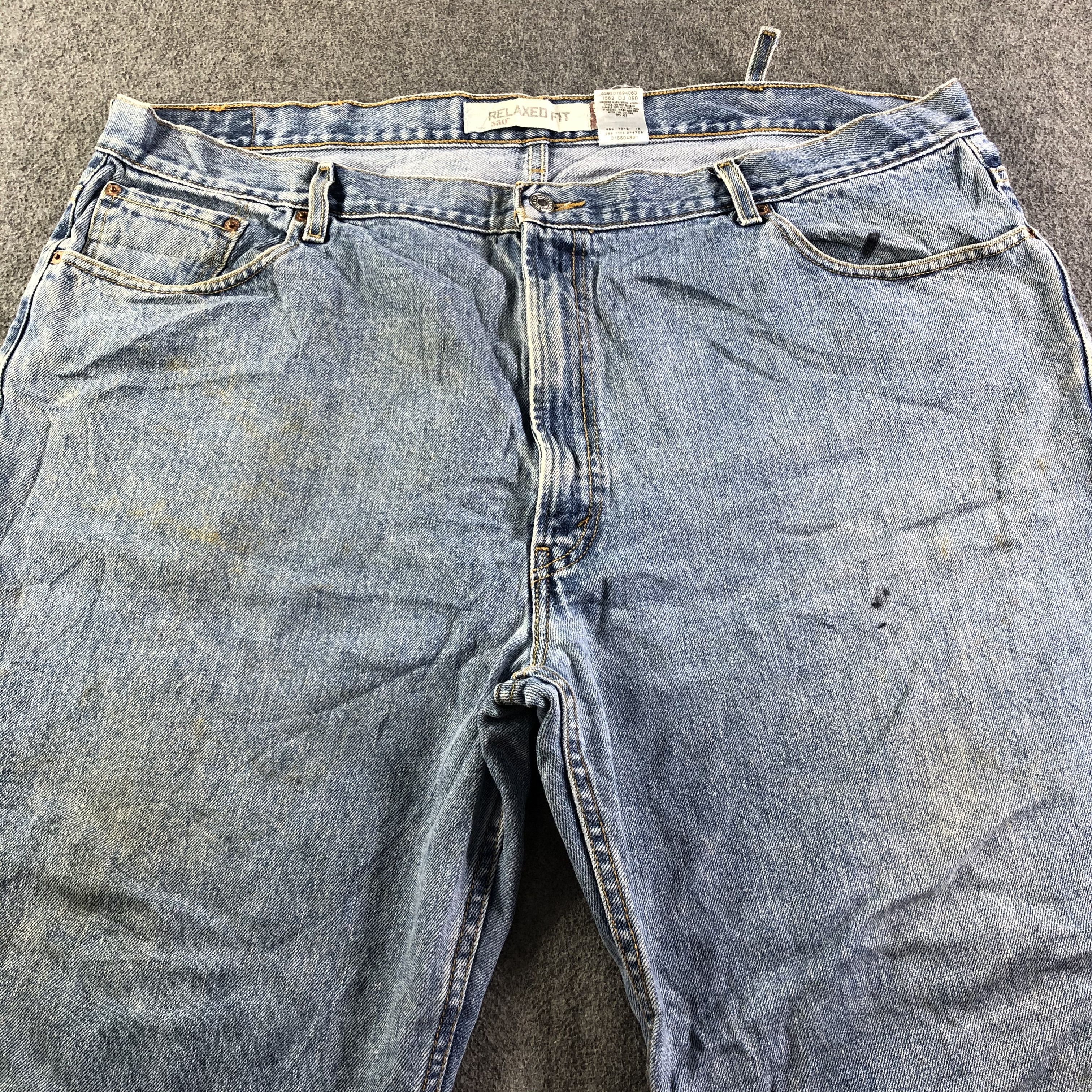 Levi's Vintage Blue Wash Levis 550 Jeans-J4152 Size US 44 / EU 60 - 3 Thumbnail