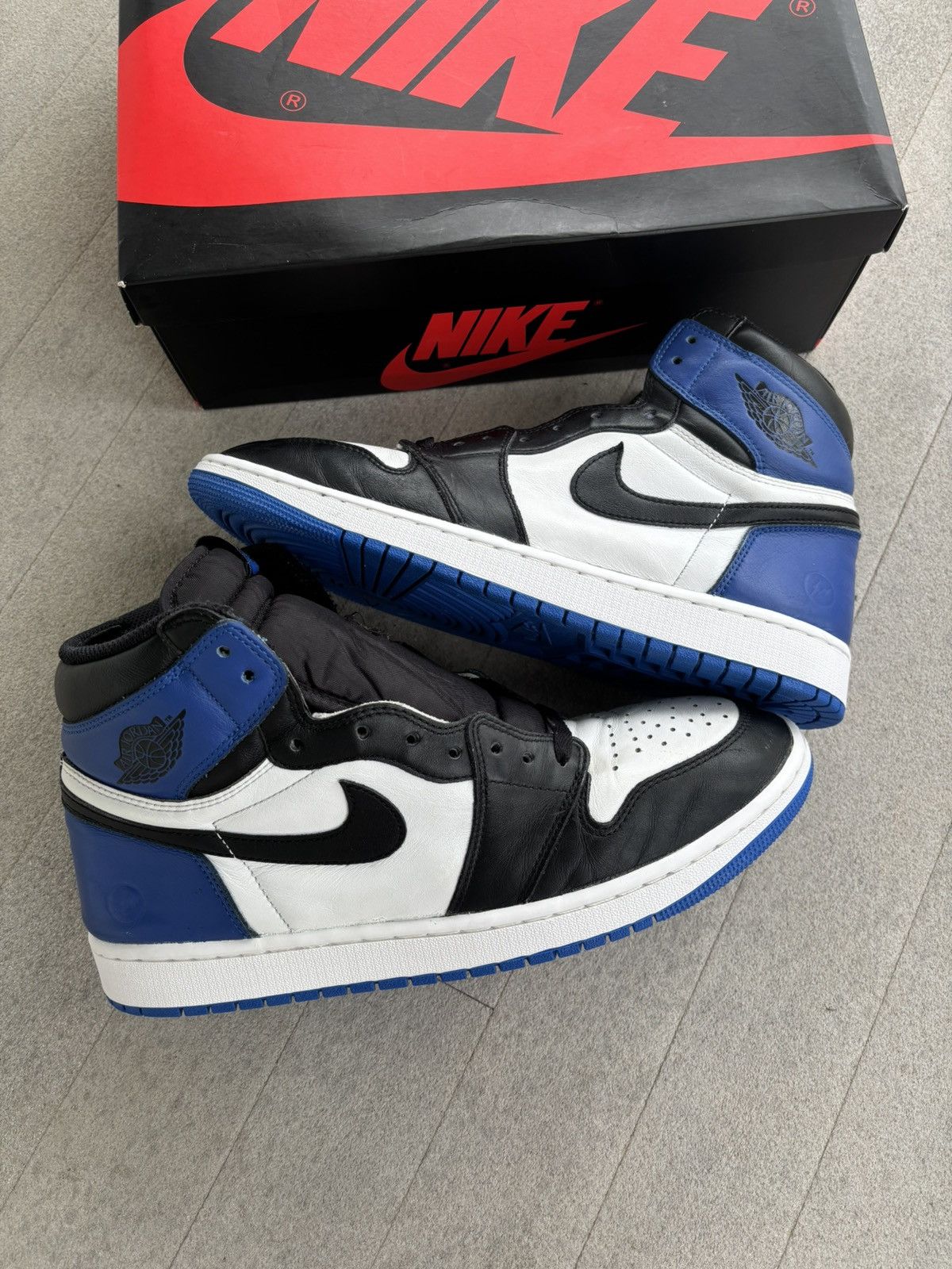 Fragment Design × Nike Nike Jordan 1 high fragment Size US 13 / EU 46 - 1 Thumbnail