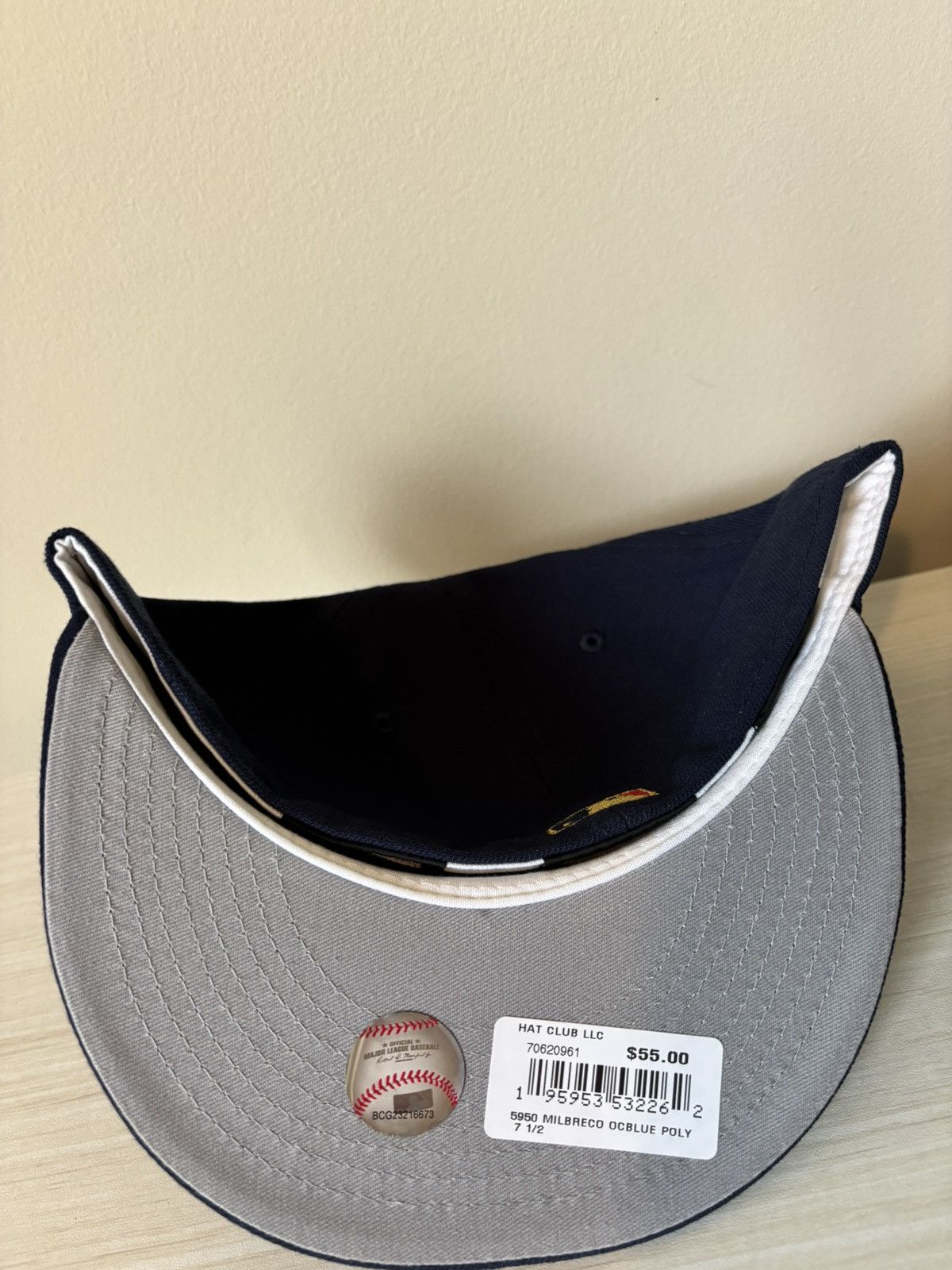 Hat Club Milwaukee Brewers Beer Pack Size 7 1/2 Hatclub Size ONE SIZE - 7 Thumbnail