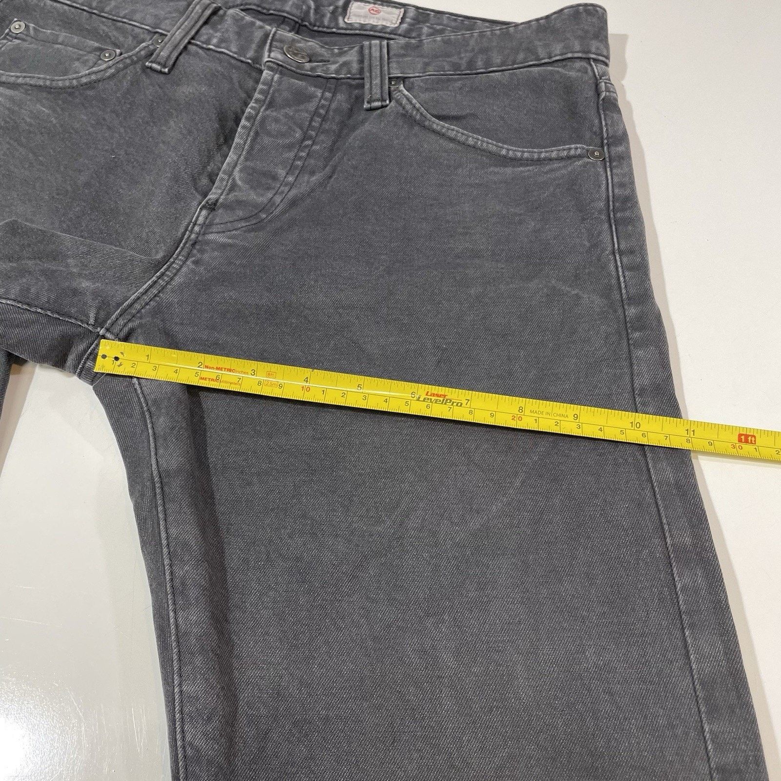 AG Adriano Goldschmied AG Men’s The Matchbox Slim Straight Black Denim Jeans 30x33 Size US 30 / EU 46 - 7 Thumbnail