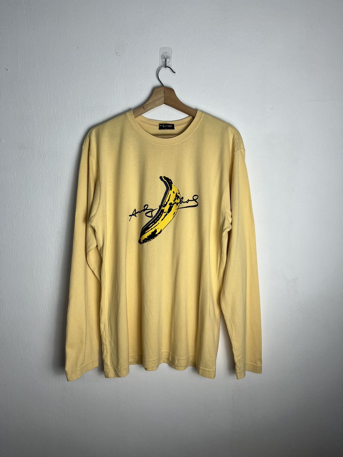 Andy Warhol Andy Warhol Velvet Banana Tee Shirts Long Sleeve Size US L / EU 52-54 / 3 - 1 Thumbnail