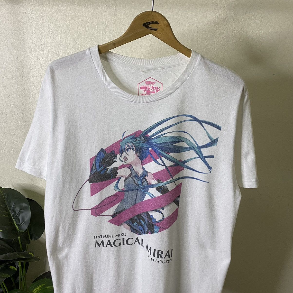 Anime Y2K Hatsune Miku Magical Mirai T-Shirt Anime Manga Vocaloid Size US L / EU 52-54 / 3 - 2 Thumbnail