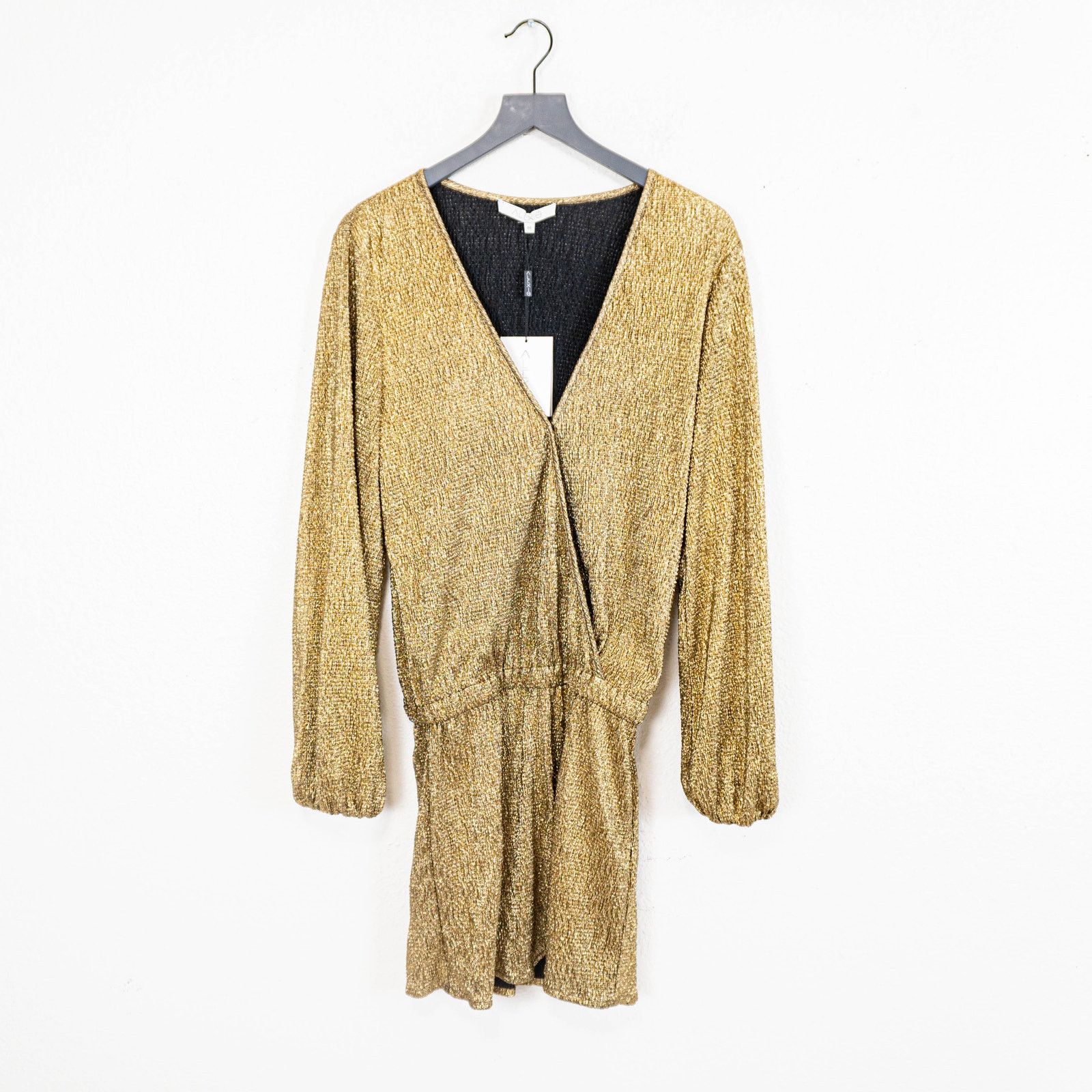 ALEXIS ALEXIS Gold Sparkle Metallic Cocktail dress size Medium Size M / US 6-8 / IT 42-44 - 5 Thumbnail