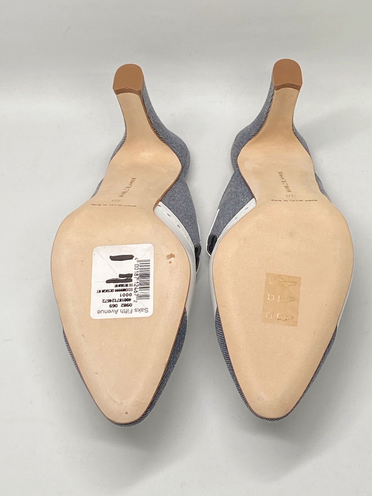 Manolo Blahnik Manolo Blahnik Agathanu 90MM Brogue Mules size 38 Size US 8 / IT 38 - 13 Thumbnail