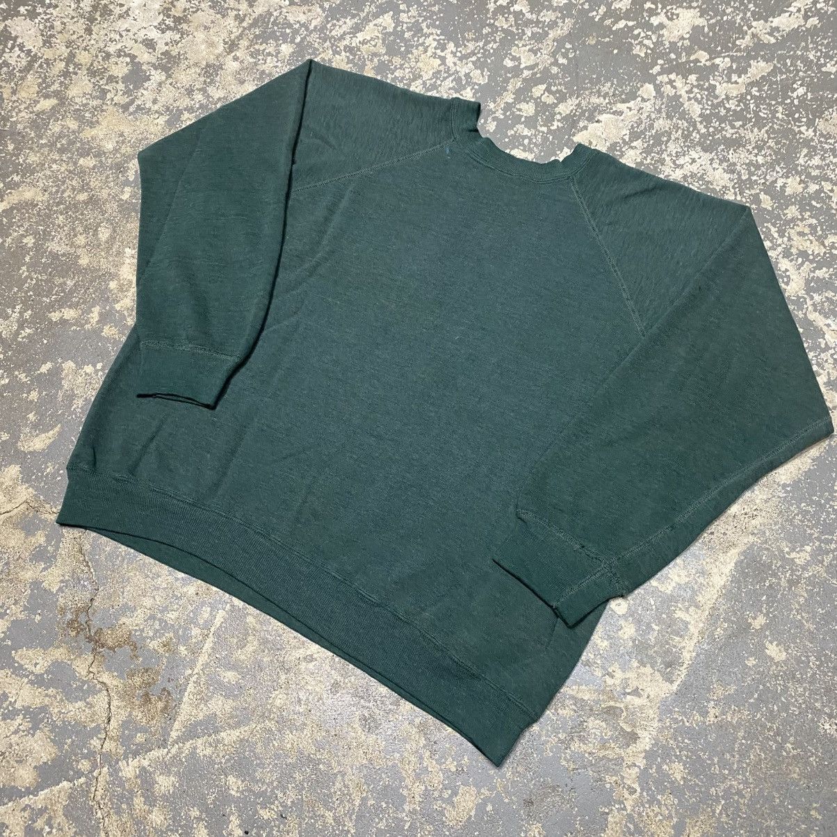 Spruce × Vintage True Vintage Mayo Spuce Faded Green Blank 60s Crewneck Sweat Size US XL / EU 56 / 4 - 8 Thumbnail