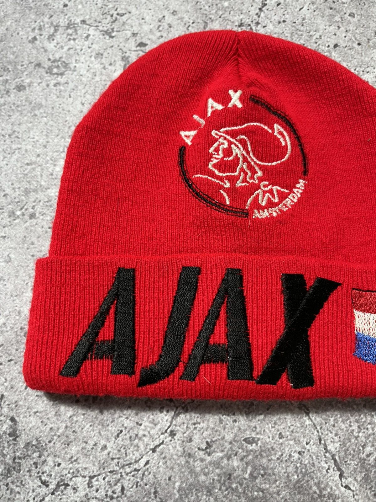 Vintage Vintage AJAX 70-80's Amsterdam Beanie AFC Hat Size ONE SIZE - 3 Thumbnail